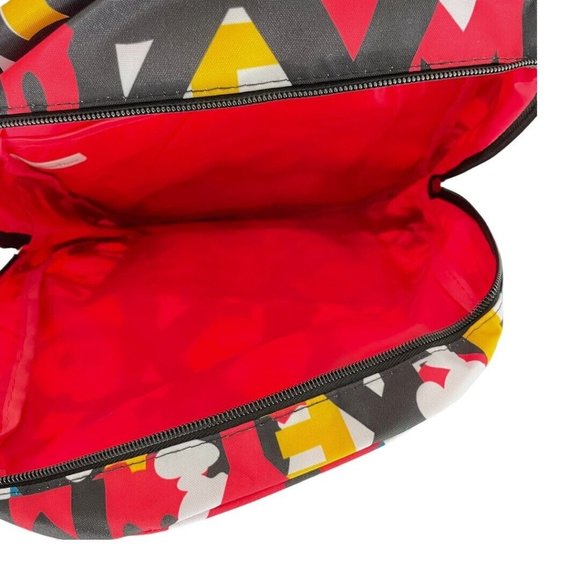 Disney Parks Mickey Mouse Motif Abstract Design Backpack NWT